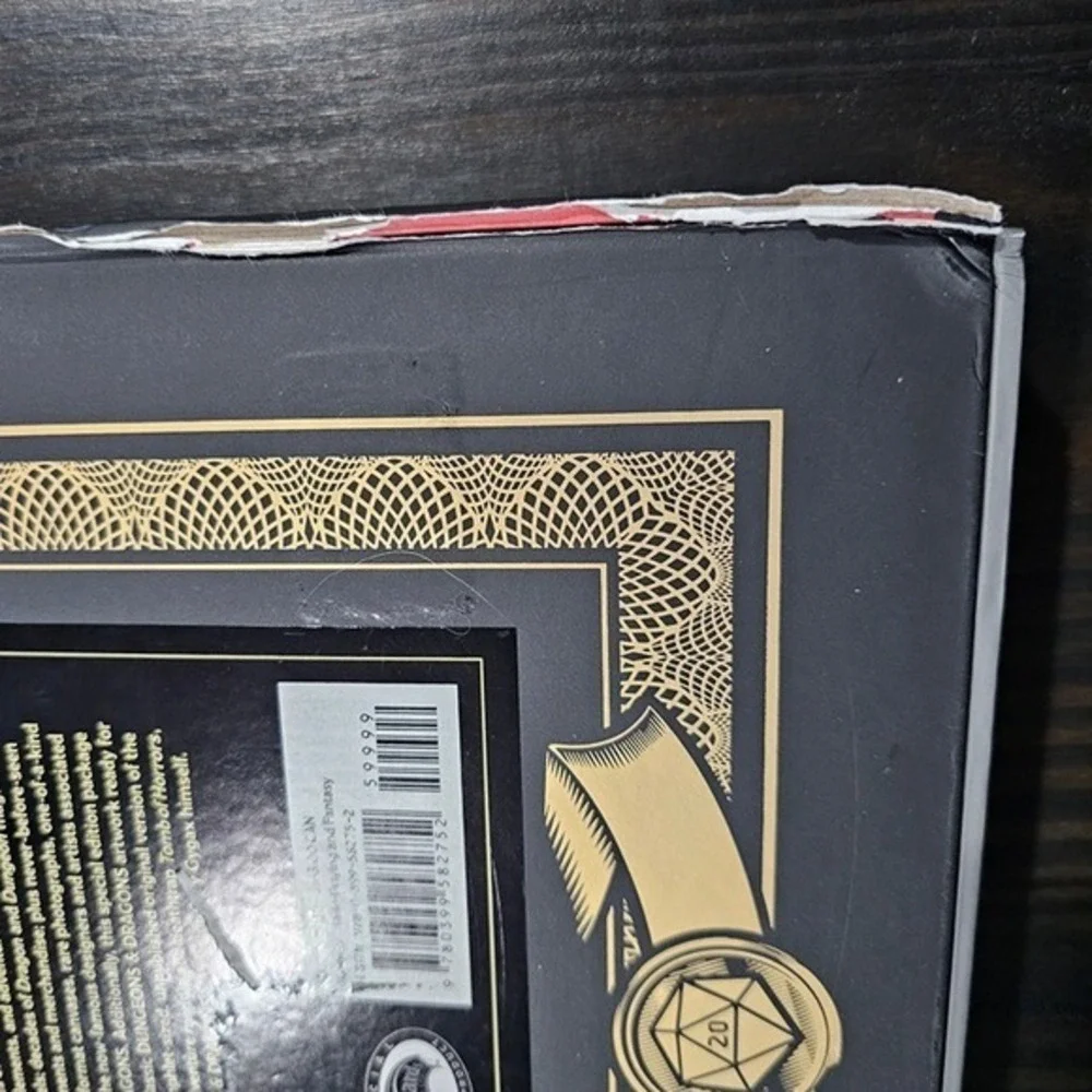 Dungeons & Dragons Art & Arcana‎ Special Edition Boxed Book Ephemera Set *Dings
